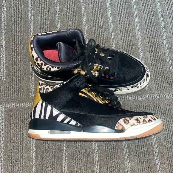 Air Jordan 3 Retro size 10.5 Animal Instinct shoes - Picture 1 of 6